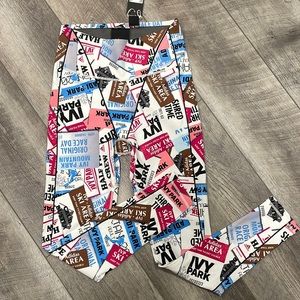 Ivy Park lift ticket pants.